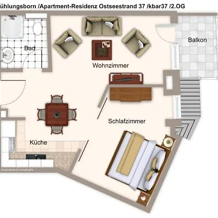 Apartment-residenz Ostseestrand Apartment-residenz Ostseestrand 37 Apartmán *